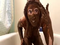 Covered in shit
